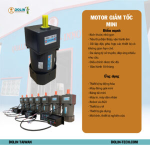 Motor giảm tốc Mini