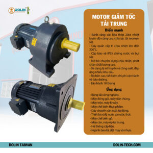 Motor giảm tốc tải trung DOLIN Taiwan